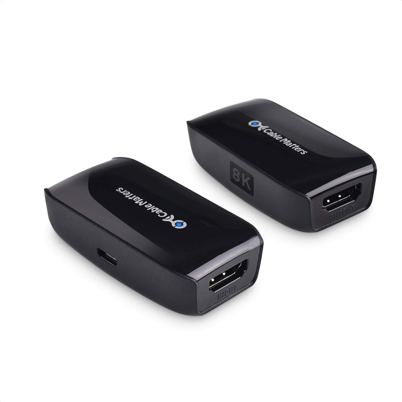 Cable Matters موصل كابل ماترز النشط 8K HDMI 2.1، يدعم حتى 26 قدم (8K@60Hz) / 35 قدم (4K@60Hz)، معزز إشارة HDMI / مكرر مع HDR لجهاز PS5، Xbox Series X/S، سلسلة RTX 30/40، RX 7900، Apple TV - Image 2